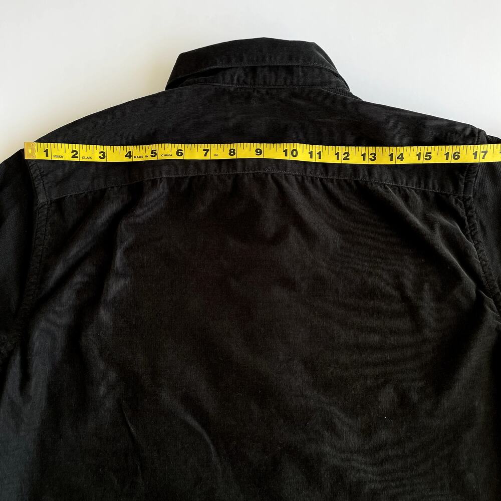 NN07 No Nationality Men's Levon Olive Corduroy Button Down Shirt XL - Picture 16 of 16